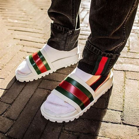 gucci men's sliders|discount gucci slides for men.